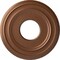 Ekena Millwork Classic Ceiling Medallion (Fits Canopies up to 7 1/4"), 12 3/8"OD x 4"ID x 1 1/8"P, Polished Copper CM12CLPOS - alternate 1